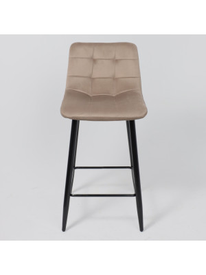 Стул AksHome Mia бежевый/черный спереди