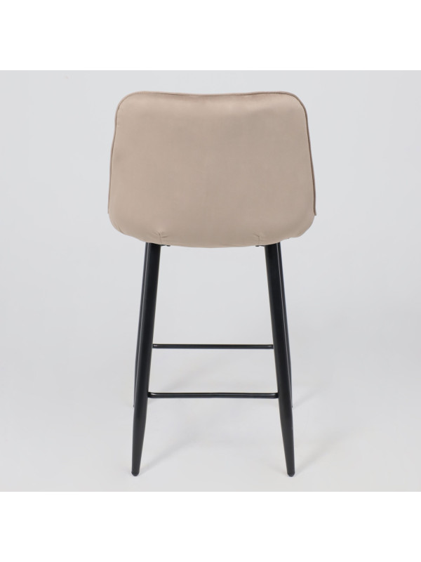 Стул AksHome Vito бежевый/черный сзади