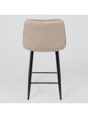 Стул AksHome Vito бежевый/черный сзади