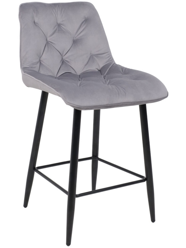 Стул AksHome Vito светло-серый/черный