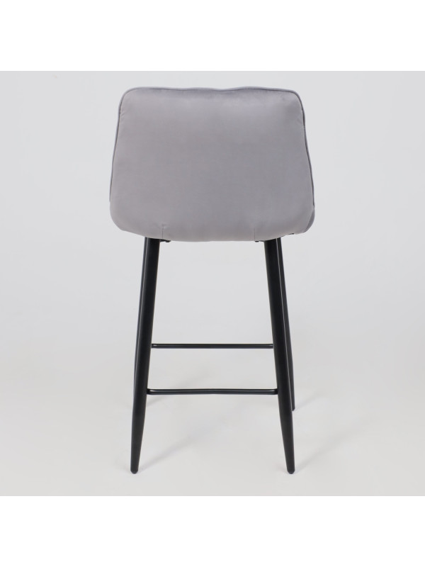 Стул AksHome Vito светло-серый/черный сзади