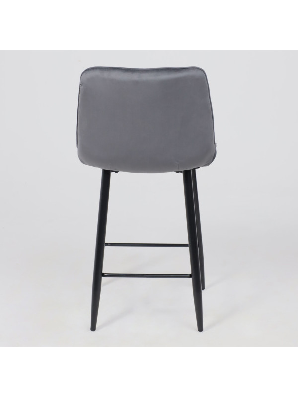 Стул AksHome Vito серый/черный сзади