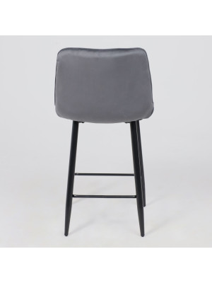 Стул AksHome Vito серый/черный сзади