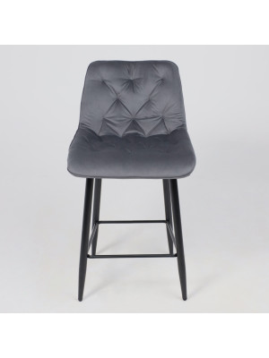 Стул AksHome Vito серый/черный спереди