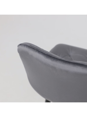 Стул AksHome Vito серый/черный сверху