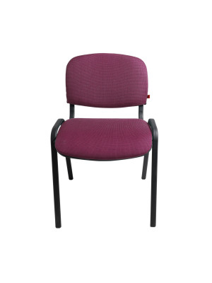 Стул офисный Фабрикант ИЗО BL бордовый спереди