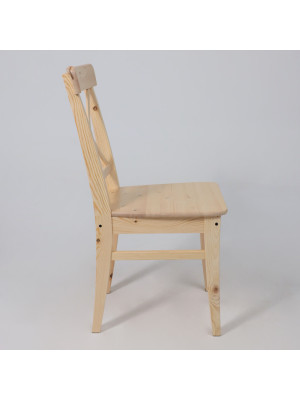 Стул Лидер Ингольф прозрачный лак сбоку