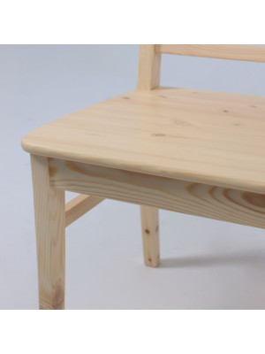 Стул Лидер Ингольф прозрачный лак под углом