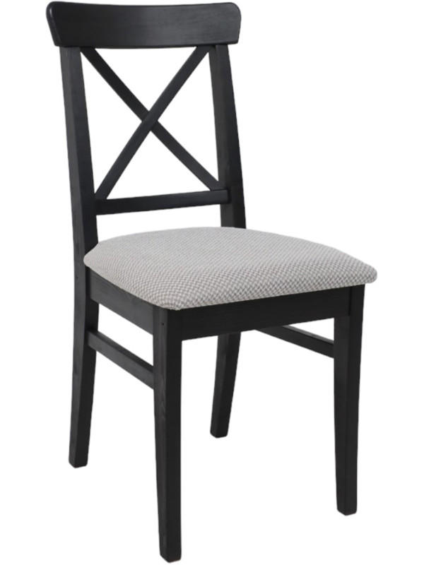 Стул Лидер Ингольф серый/черный