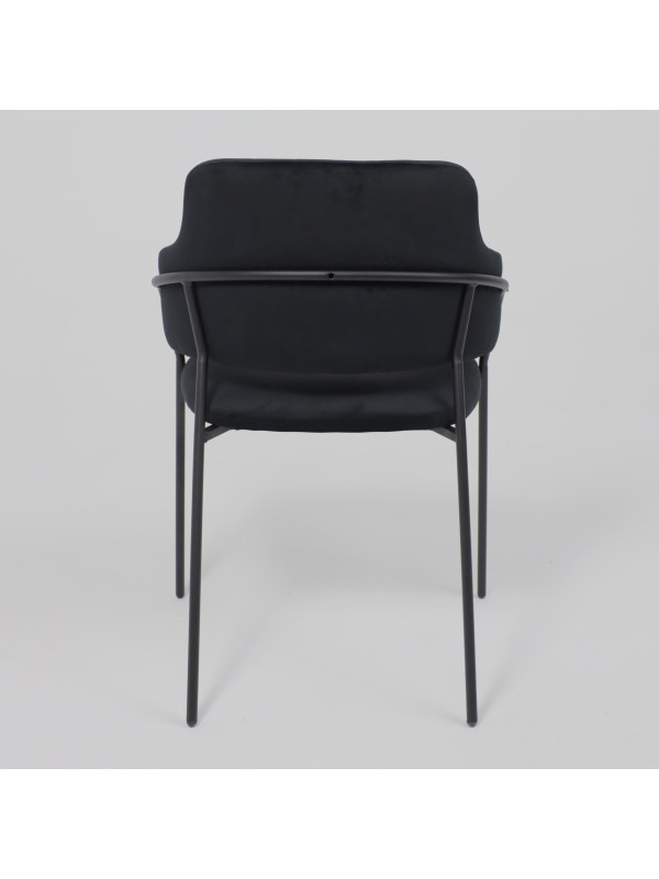 Стул Аврора Кавала черный сзади