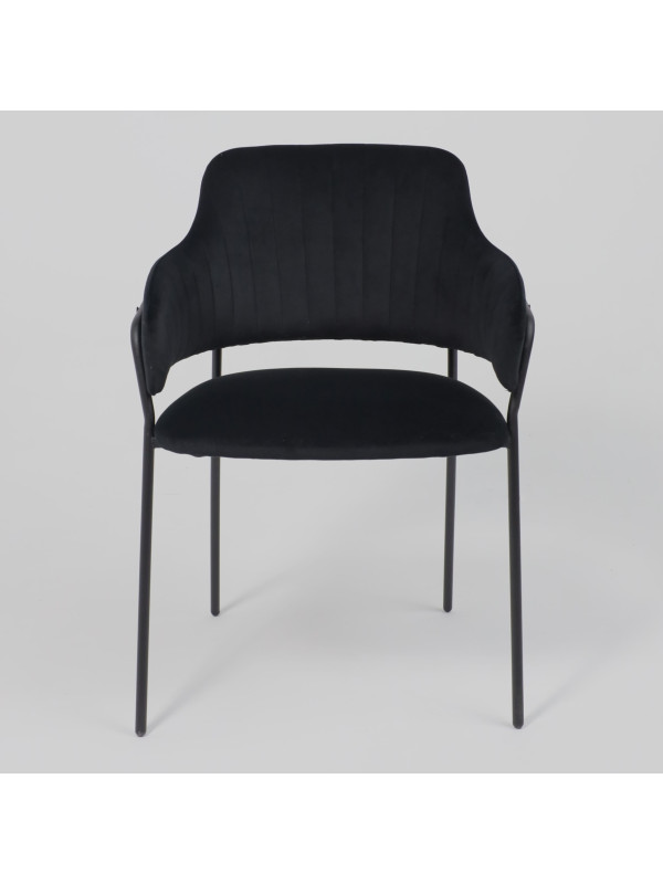 Стул Аврора Кавала черный спереди
