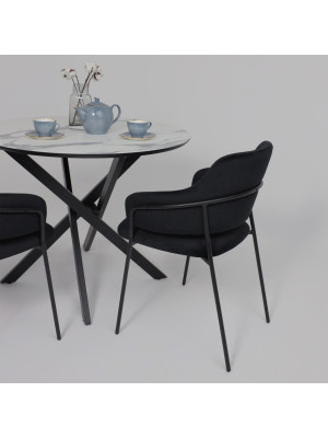 Стул Аврора Кавала черный в интерьере