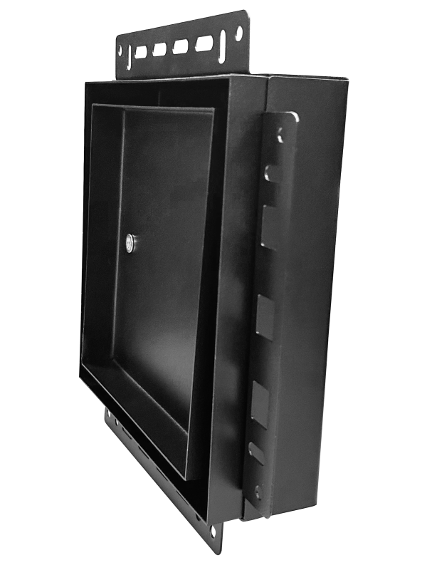 Вентиляционная решетка с вентилятором HOMY AIR PRO SP100BM сбоку