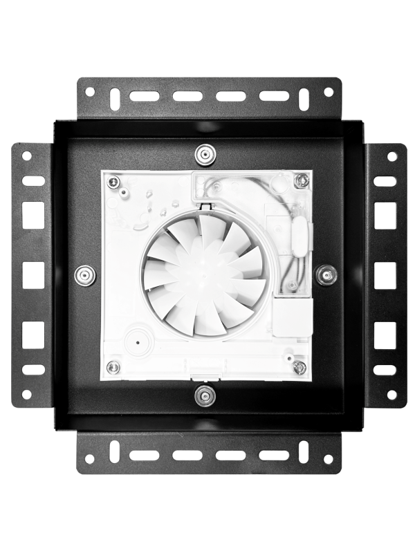 Вентиляционная решетка с вентилятором HOMY AIR PRO SPS100BMH 21x21 с маяком спереди