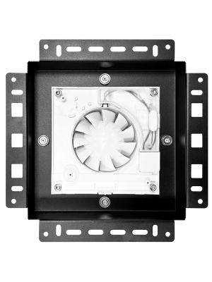 Вентиляционная решетка с вентилятором HOMY AIR PRO SPS100BMT 21x21 с маяком спереди