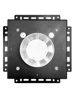 Вентиляционная решетка с вентилятором HOMY AIR PRO SPS100BMS 21x21 с маяком сзади