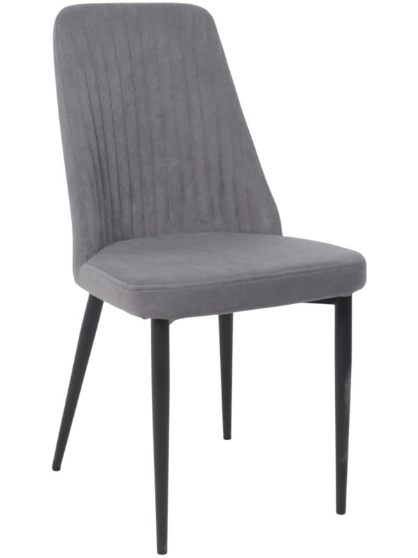 Стул Listvig Лотус R антрацитовый/черный