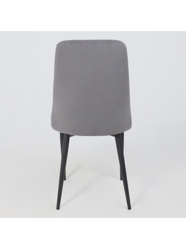 Стул Listvig Лотус R антрацитовый/черный сзади