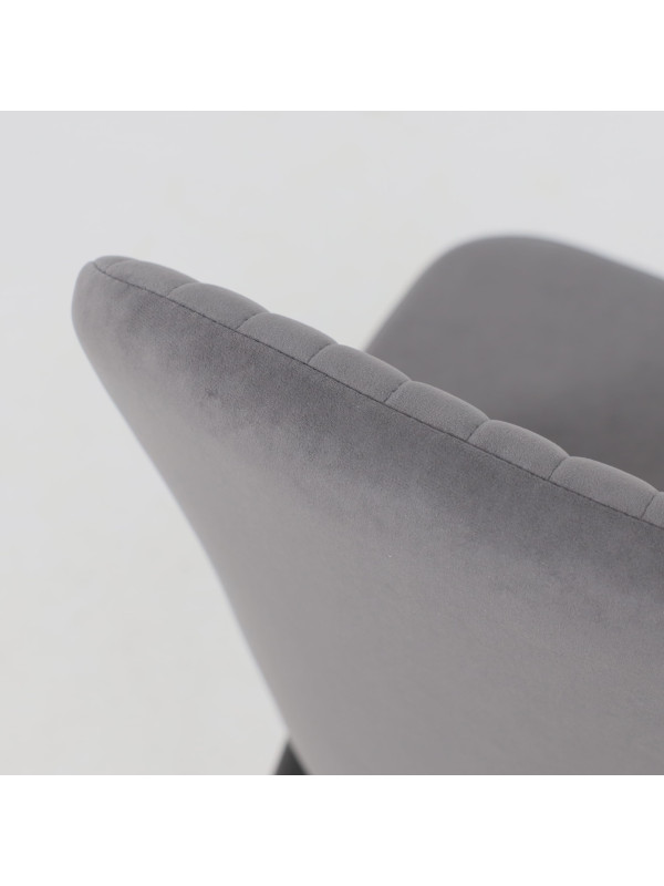 Стул Listvig Лотус R антрацитовый/черный сверху