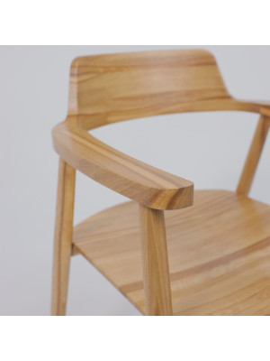 Стул Аврора Монте дуб светлый подлокотники