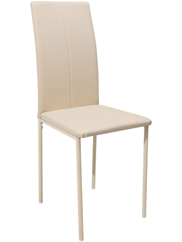Стул Listvig Слим экокожа кремовый