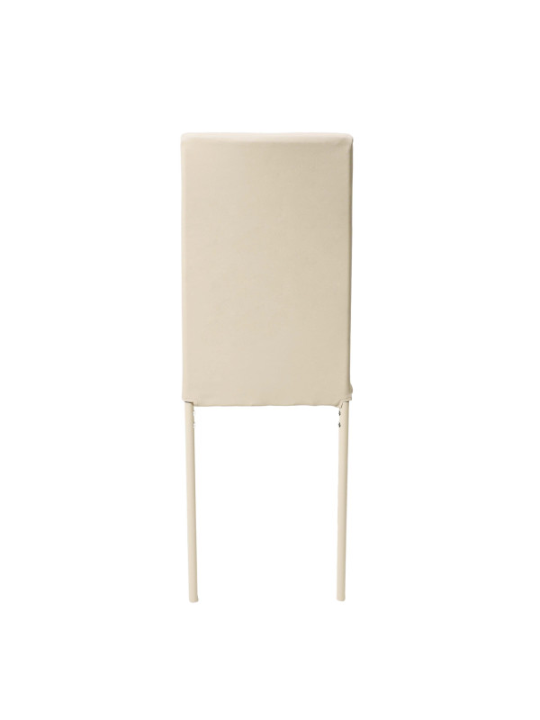 Стул Listvig Слим экокожа кремовый сзади