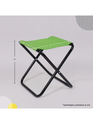 Табурет садовый AksHome Angler зеленый/черный схема