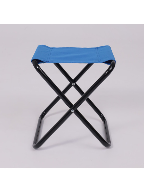 Табурет садовый AksHome Angler синий/черный спереди