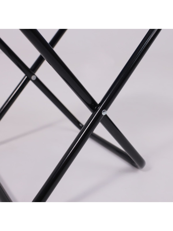 Табурет садовый AksHome Angler синий/черный ножки