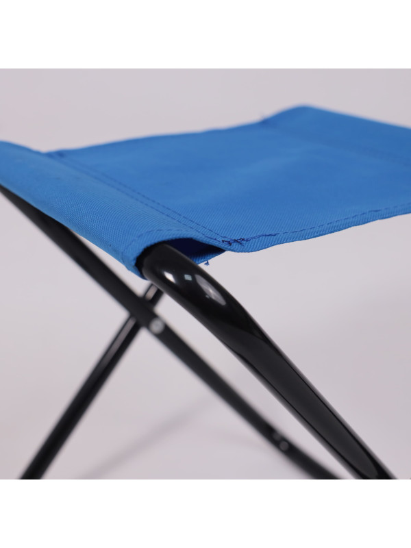 Табурет садовый AksHome Angler синий/черный вблизи