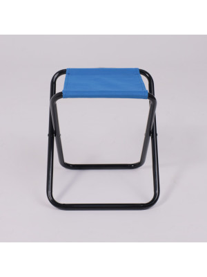 Табурет садовый AksHome Angler синий/черный сбоку