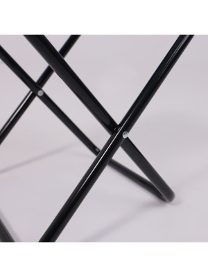 Табурет садовый AksHome Angler синий/черный ножки