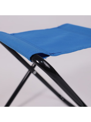 Табурет садовый AksHome Angler синий/черный вблизи