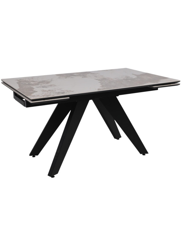 Кухонный стол Lepremo AV 2122 белый глянцевый Pandora/черный