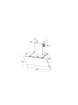 Вытяжка Schtoff Albina 60 Grey схема