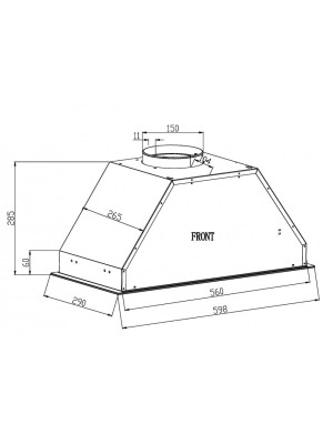 Вытяжка Schtoff Armonia 60 White схема