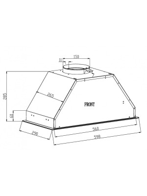 Вытяжка Schtoff Gala 60 White схема