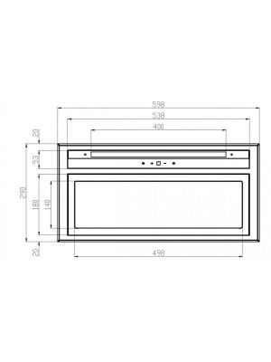 Вытяжка Schtoff HGT 60 White схема (1)