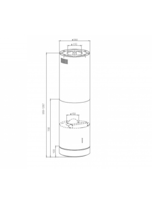 Вытяжка Schtoff Isla Sol Inox схема