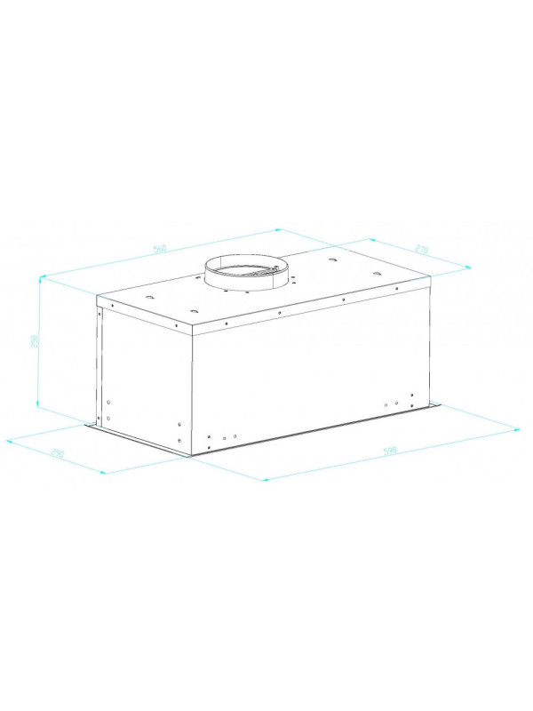 Вытяжка Schtoff Konvex 60 Black схема