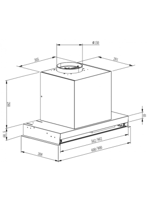 Вытяжка Schtoff LFX 60 Black схема