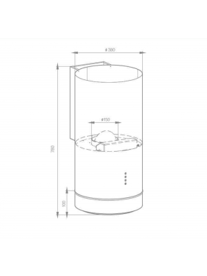 Вытяжка Schtoff O2 Black схема