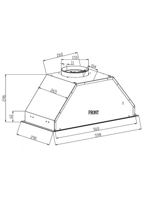 Вытяжка Schtoff Polar 60 White схема