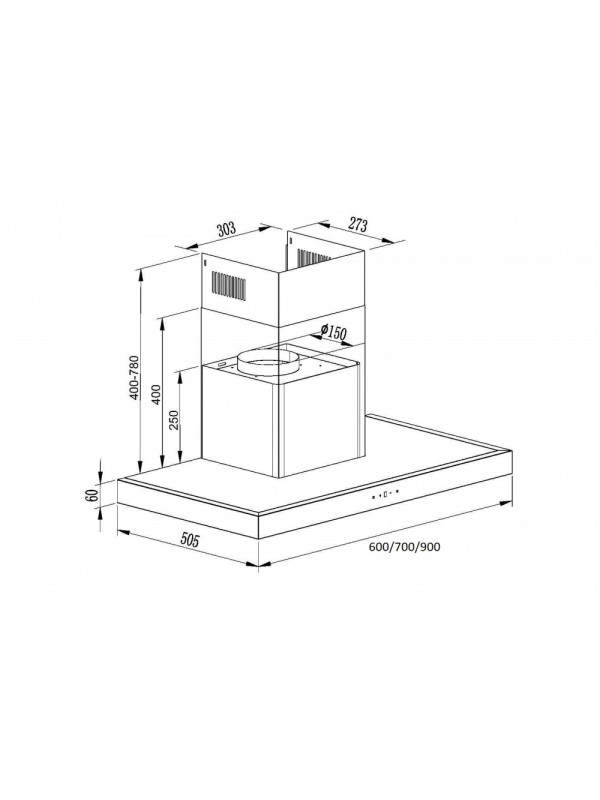 Вытяжка Schtoff S Plus 600 X схема