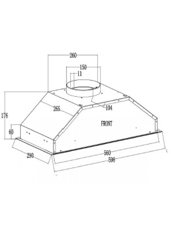 Вытяжка Schtoff Sesto 60 Black схема