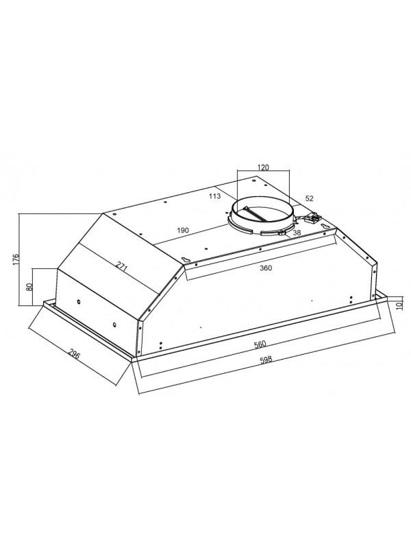 Вытяжка Schtoff TDM 60 Inox схема