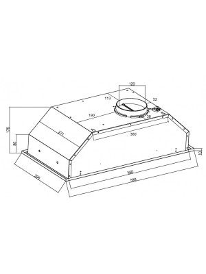 Вытяжка Schtoff TDM 60 Inox схема