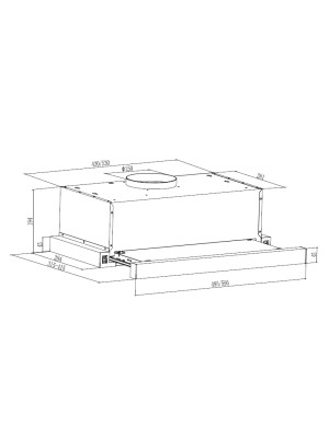 Вытяжка Schtoff TF-5260/L IX схема