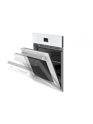 Электрический духовой шкаф Schtoff CME 6406 WH откидная дверца