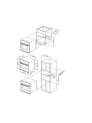 Электрический духовой шкаф Schtoff CME 7307 BK схема